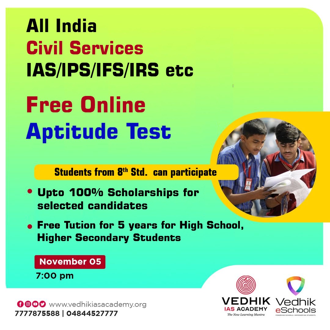 Free Webinars Vedhik IAS Academy