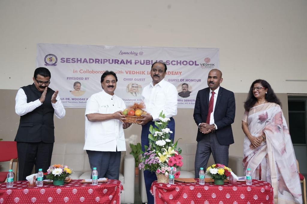 Launching of Vedhik @ Seshadripuram Public School, Bengaluru